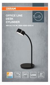 Osram - Lampă de birou LED reglabilă OFFICE LINE LED/4,8W/230V neagră