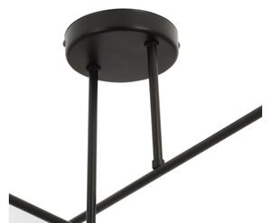 Brilagi - Lustră de tavan aplicată VIRGO 4xE14/40W/230V, crem/negru