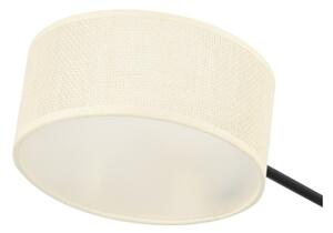 Brilagi - Lustră de tavan aplicată VIRGO 4xE14/40W/230V, crem/negru