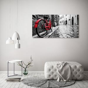 Pictură pe pânză bicicletă roșie