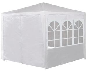 42346 Marquee with 6 Side Walls White 2x2 m