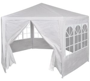 42346 Marquee with 6 Side Walls White 2x2 m