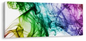 Tablou - fum colorat (120x50 cm)