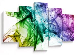 Tablou - fum colorat (150x105 cm)