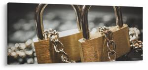 Tablou cu două cetăți (120x50 cm)