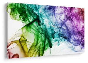 Tablou - fum colorat (90x60 cm)