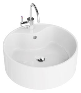 LaVita Teneryfa lavoar 41x41 cm rotund de blat alb 5908211470849