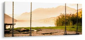 Tablou - balansoar în natură (120x50 cm)