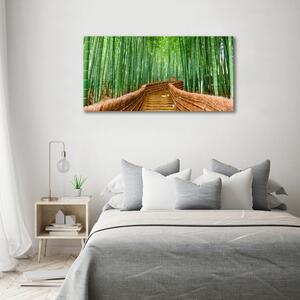 Imagine de sticlă pădure de bambus