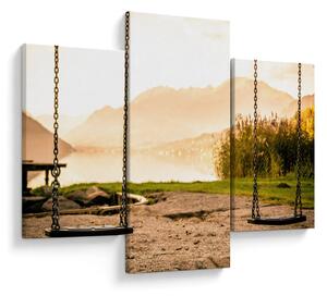 Tablou - balansoar în natură (90x60 cm)