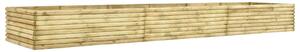 Strat înălțat de grădină, 450x50x48 cm, lemn pin tratat, 19 mm