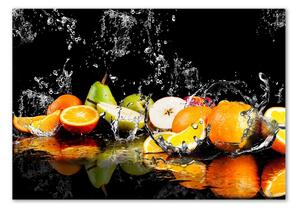 Tablou din Sticlă Fructele si apa