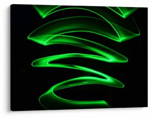 Tablou - valuri neon (70x50 cm)