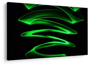 Tablou - valuri neon (90x60 cm)