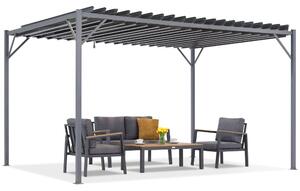 Pergolă de terasă antracit Tasos 3x6m Garden Point