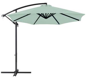 Umbrela de soare suspendata 2,7 m, verde deschis