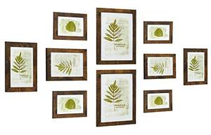Set 10 rame foto, Songmics, Antic, 28.4x23.3x1.2 cm