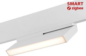 Proiector SMART pentru sina magnetica orientabil FOLD30 ALB LED LUXON