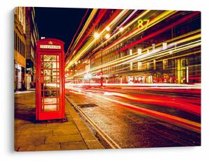 Tablou cu căsuța telefonică roșie din Londra (70x50 cm)