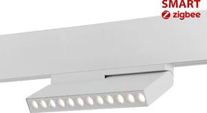 Proiector SMART pentru sina magnetica orientabil FOLD12 ALB LED LUXON