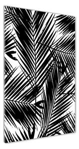 Fotografie imprimată pe sticlă frunze de palmier
