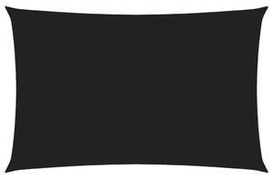 Pânză parasolar, negru, 3x6 m, țesătură oxford, dreptunghiular