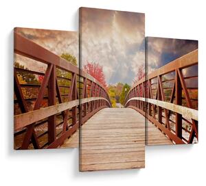 Tablou - pod din lemn (90x60 cm)