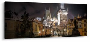 Tablou cu Poarta de pulbere iluminată (120x50 cm)