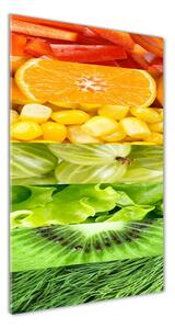 Fotografie imprimată pe sticlă Fructe si legume