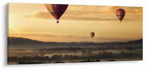 Tablou cu baloane zburând (120x50 cm)