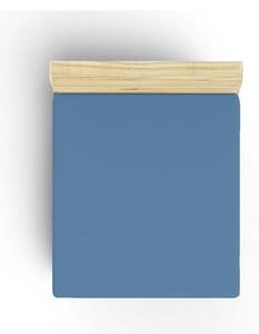 Cearceaf albastru din bumbac cu elastic 140x200 cm – Mijolnir