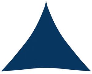 Parasolar, albastru, 3x3x3 m, țesătură oxford, triunghiular