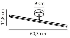 Nordlux IP S13 lampă de perete 1x7.2 W oţel 2410421032