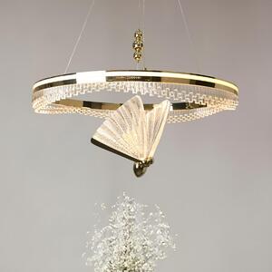 Light Prestige Marissa lampă suspendată 2x33 W auriu LP-2515/1P Cristal GD