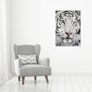 Imagine de sticlă tigru alb
