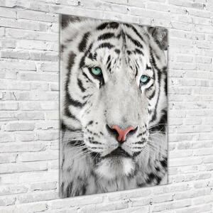 Imagine de sticlă tigru alb