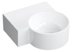 Omnires Ovo M+ lavoar 33x34 cm de colț clasică-de blat luciu OVO335UWLBP