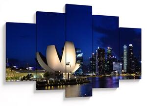 Tablou Singapore nocturn (150x105 cm)