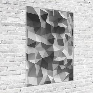 Fotografie imprimată pe sticlă triunghiuri abstractizare