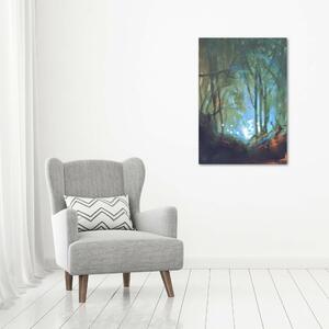 Tablou pe pânză canvas pădure mistic