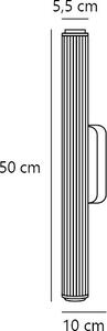Nordlux Virelle lampă de perete 1x12 W alamă 2610241035