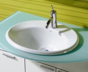 Roca Java lavoar 56x47.5 cm ovale încastrat alb luciu A327863000