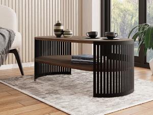 Măsuță de cafea Zentono I (negru + nuc franklin). 1158339