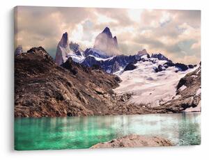 Tablou cu lac montan (70x50 cm)