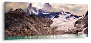 Tablou cu lac montan (120x50 cm)