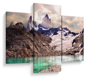 Tablou cu lac montan (90x60 cm)