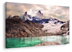 Tablou cu lac montan (90x60 cm)