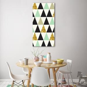 Imagine de sticlă triunghiuri colorate