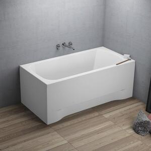 Polimat Classic cada dreptunghiulară 130x70 cm alb 00134