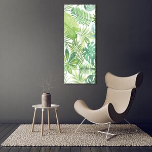 Imagine de sticlă frunze tropicale
